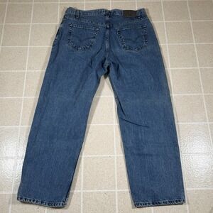 Vintage Levis Silvertab Jeans Mens 36x30 Blue Light Wash Relaxed Straight Denim